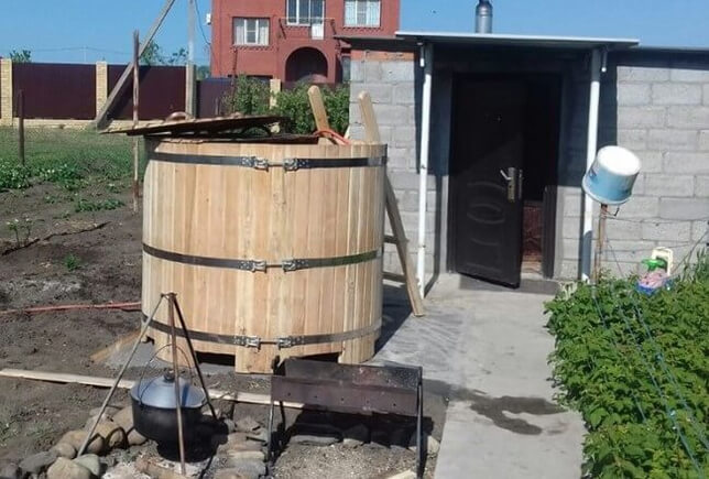 Купель круглая (2,0 м) под ключ в новороссийске