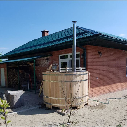 Купель с печью - Фурако (2,0м) под ключ в новороссийске